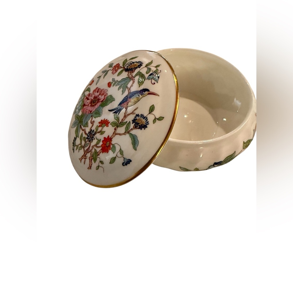 Ansley Pembroke Fine China Trinket Dish with Flowers